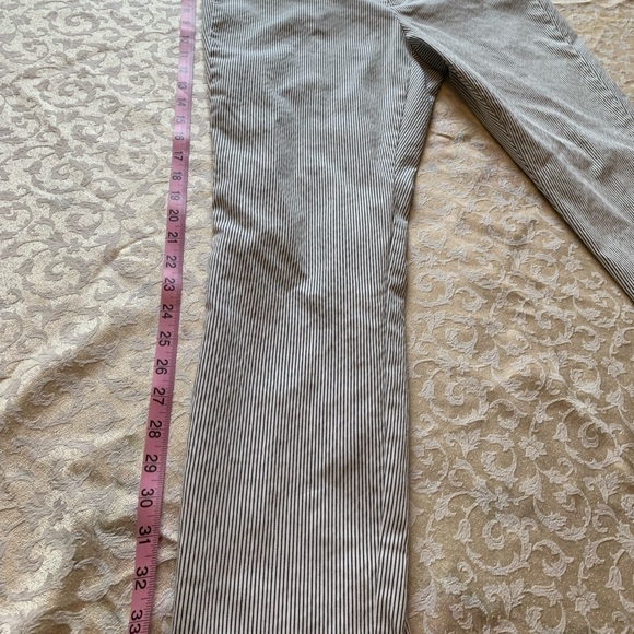 ELLE capris pin striped high rise, ankle pants - Picture 7 of 12